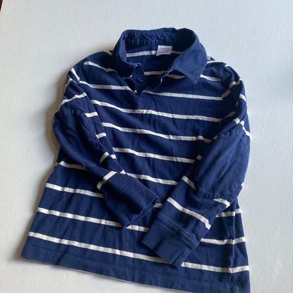 T-shirt Manches Longues Hanna Andersson Garçon - Taille 4 - Rayures Multicolores - EUC
